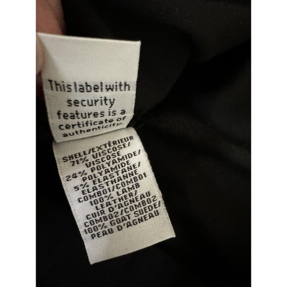 Diane Von Furstenberg Black Slim Moto Legging‎ Pants Size Medium DVF - Picture 7 of 8